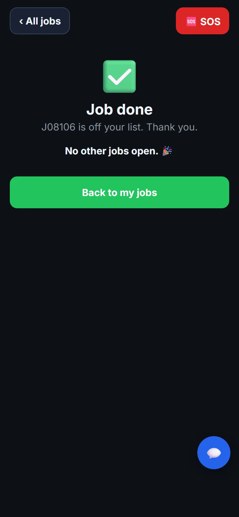 Job done